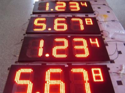 Gas Station LED Gas Price Signs / LED Digital Number Outdoor Waterproof IP65
