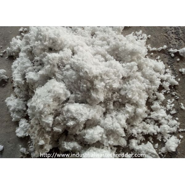 Aluminum Silicate Blanket 400mm Blade Industrial Waste Shredder 7.5kw