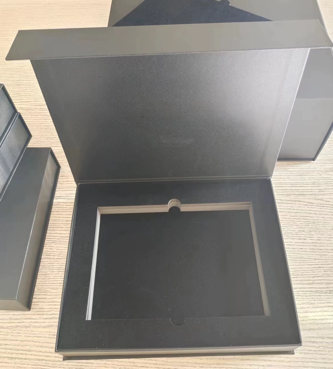 Custom Rigid Magnetic Gift Boxes With Insert Flip Top Square Rectangle Book Style Packaging