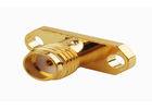 2 Hole Panel Mount SMA RF Connector Flange Female Jack Plug With Solder Cup