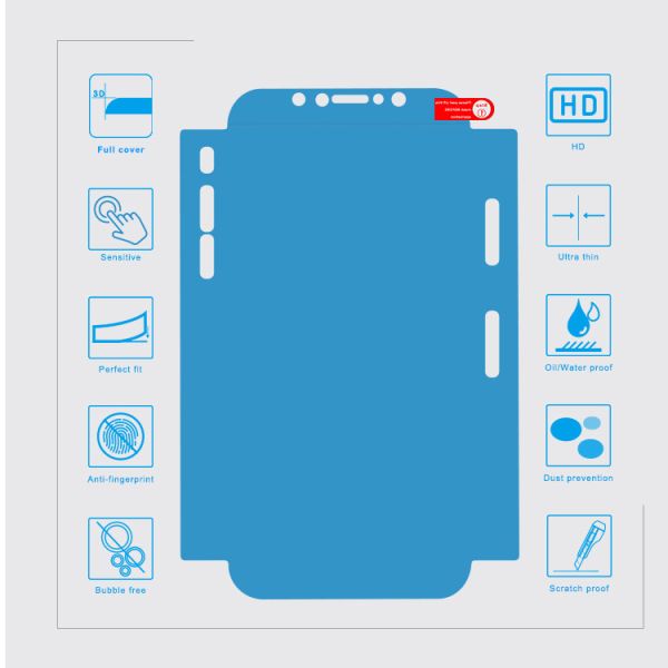 full edge cover matte anti blue light wholesales eye protection screen guard for Iphone x