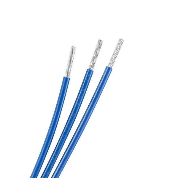 A costa da baixa tensão de 22AWG 19/0.15mm estanhou o preto azul branco vermelho isolado PFA de cobre do fio