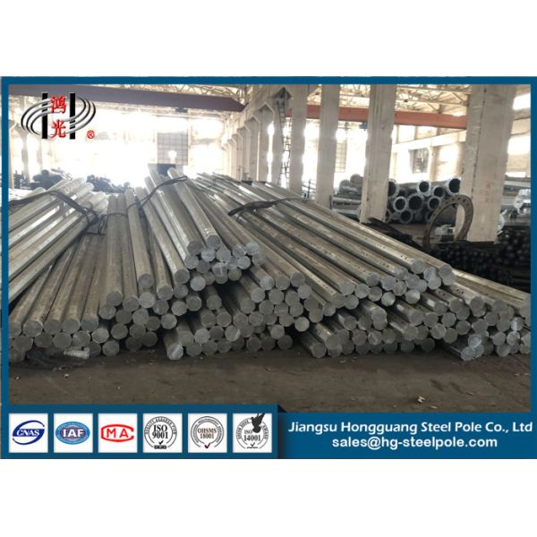 JSHG Good Quality Of Polygonal 30ft 35ft Outdoor Galvanized Steel Poles For Sale