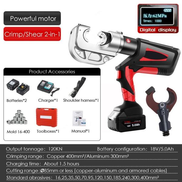 Good Crimping Mini Cable Lug Electric Tools Wire Clamping Cable Crimping Tools 16-400mm2 Crimper