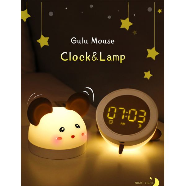 Lâmpada de brinquedo de silicone com silicone suave e 7 cores mudando