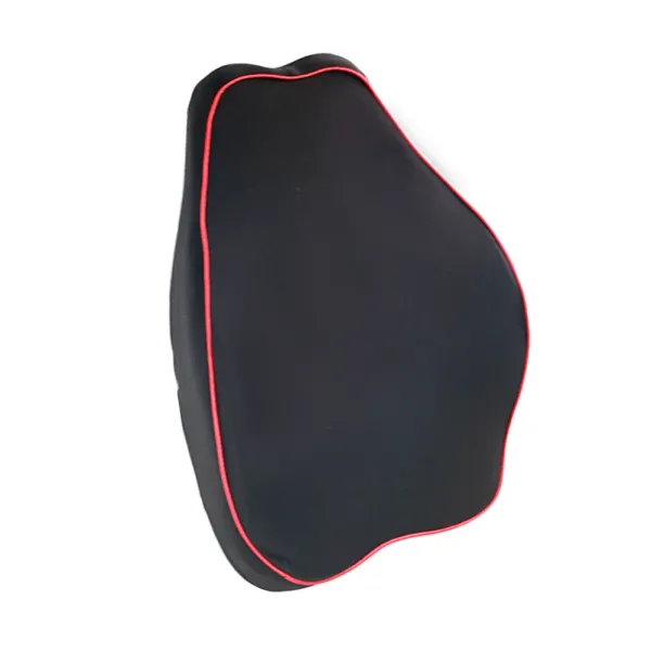Square Memory Foam Lumbar Pillow Head Pillow Set for Anti-fatigue Back Support Cushion