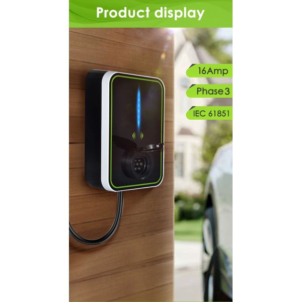 Customized AC EV Charger Wall Box  7KW For Electric Car OEM ODM Ev Charger