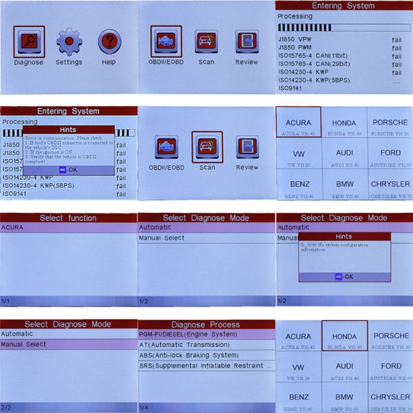 LAUNCH Creader CRP123 Engine/ABS/SRS/Transmission Automotive Code Reader diagnostic tool CRP 123 OBD2 EOBD Scanner