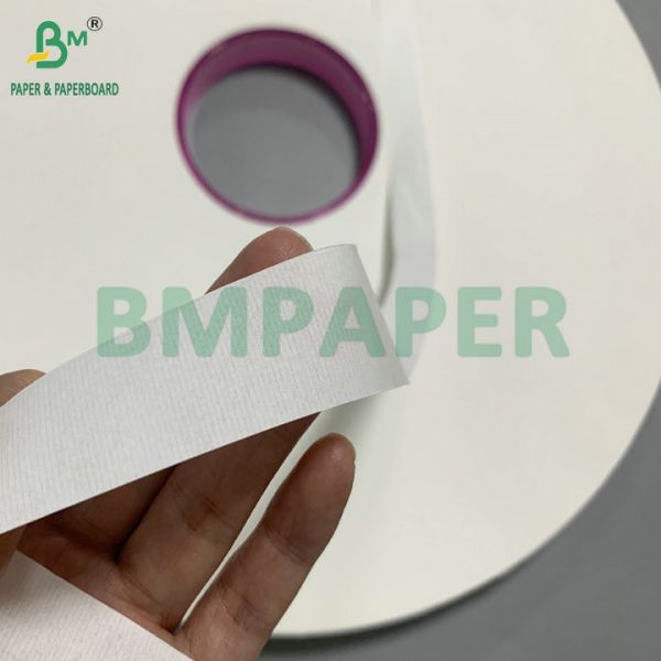 25gsm Striped Straw Wrapping Paper 24mm 40mm Customized Size
