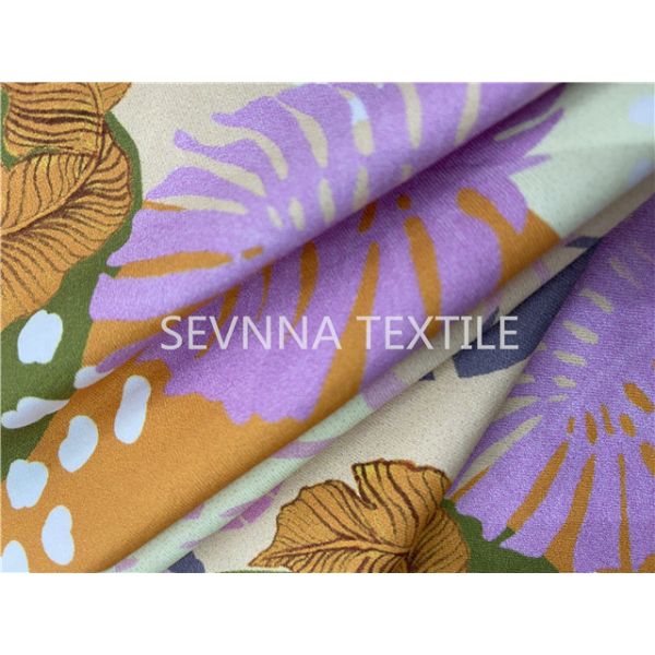 Digital Sublimation Print Stretch Leggings Fabric Floral Sport Wear