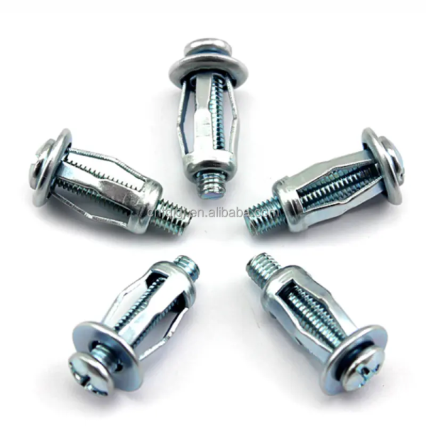 Galvanized Metric Measurement System Steel Flange Head Nut Blind Threaded Inserts Nutserts Molly Jack Rivet Nut for Hollow Wall Sleeve