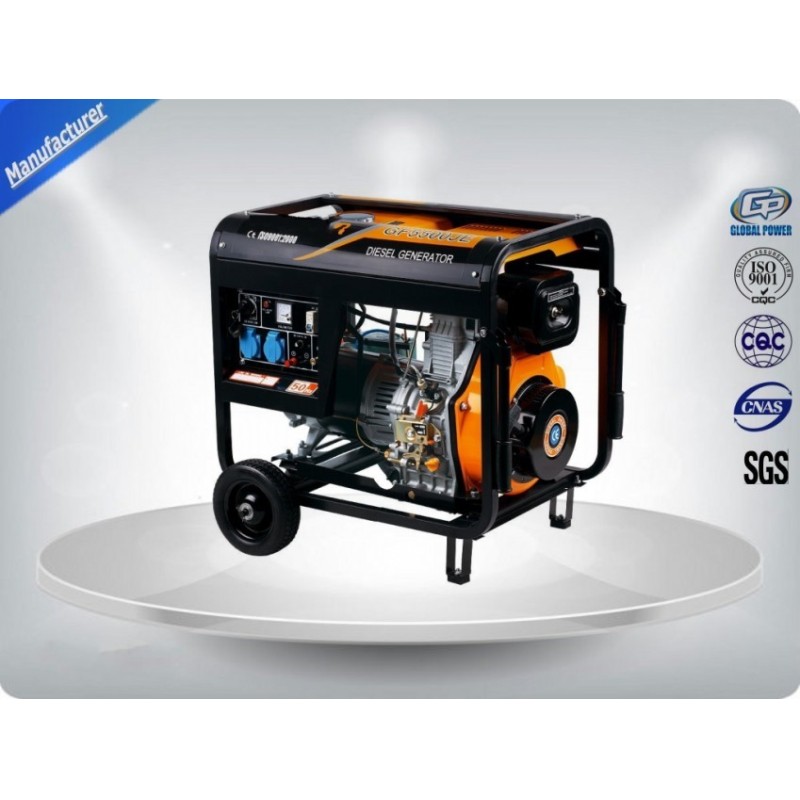 Single Phase Electric Start Portable Generator Set Three Loops For Home