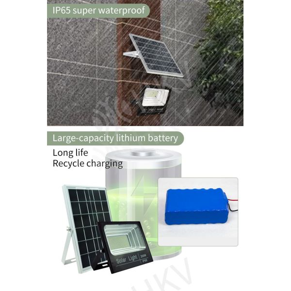 Solar Powered IP65 High Power LED Floodlight Outdoor Security Lights For Garden , Lawn