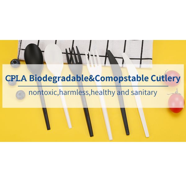 CPLA Material Eco Friendly Cutlery Set Disposable Biodegradable