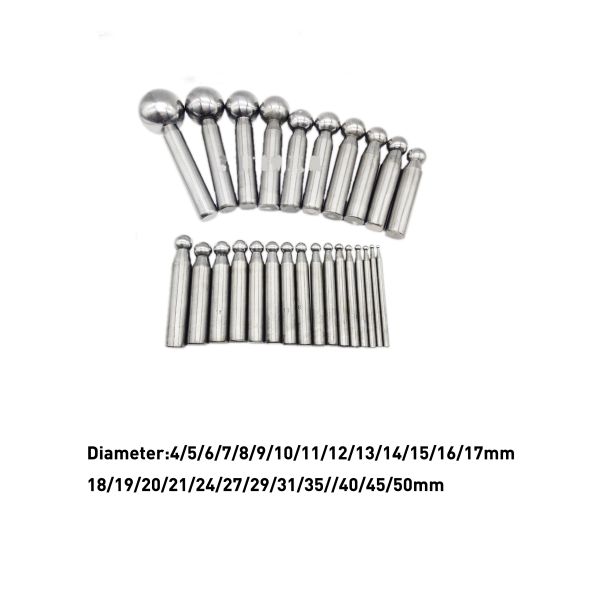 29PCS Accesorios de joyería Herramientas Juego de punzones para joyería Acero Dapping Doming Shaping
