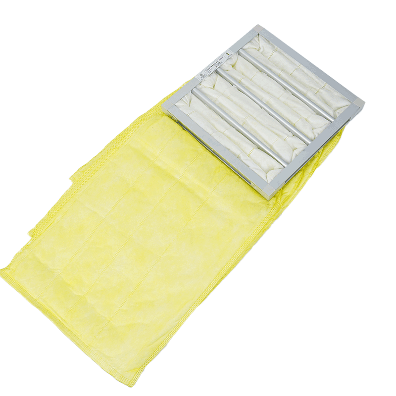 Customized Air Pocket Hepa Filter Bags 24x24 For Pollen Dust Mite