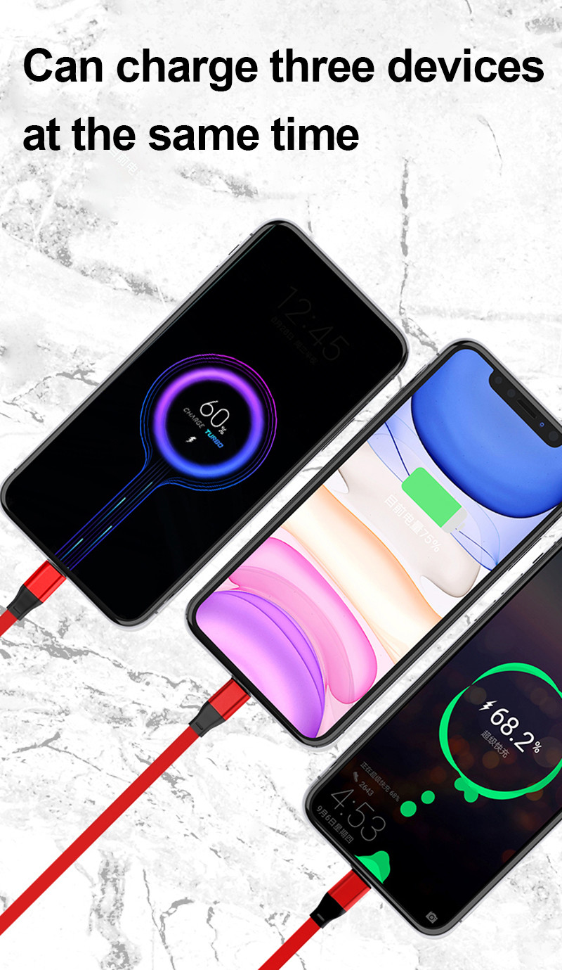 Retractable зарядный кабель USB 2,0 для типа мобильного телефона Iphone андроида c
