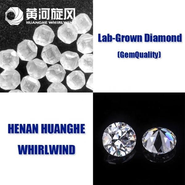 4CT laboratório sintético Diamond White crescido VVS Diamond Hpht Cultured artificial