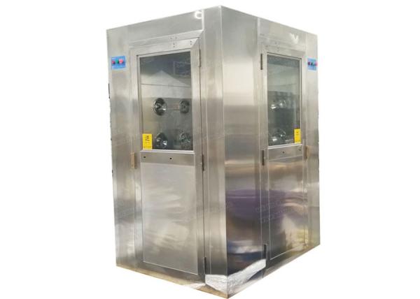 FCC 50Hz Stainless Steel Air Shower Electronically Interlocked Door 4.7KW