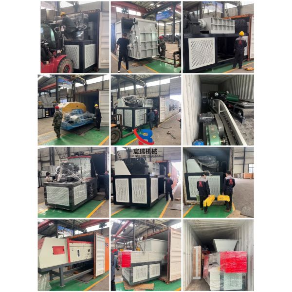 Factory Direct Sales Dual-Shaft Aluminum Scrap Shredder Refrigerator & Freezer Shredder Scrap Appliance Crushing & Sorting