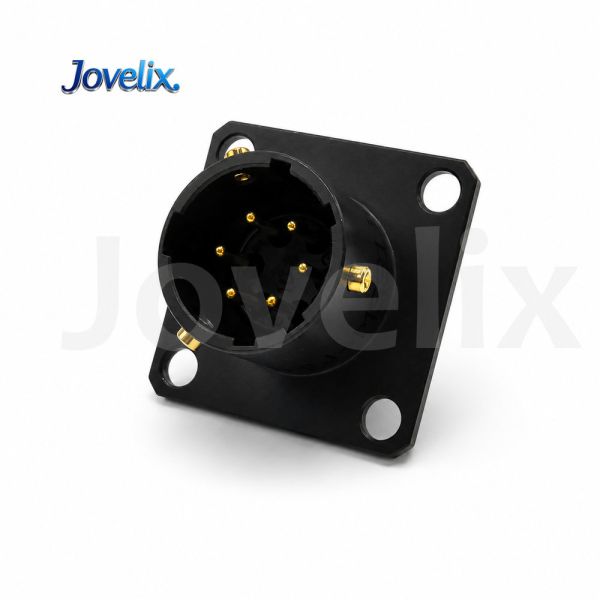 MS3112E10-6P 6 Contact Panel Mount Circular Connector Socket MIL-DTL-26482