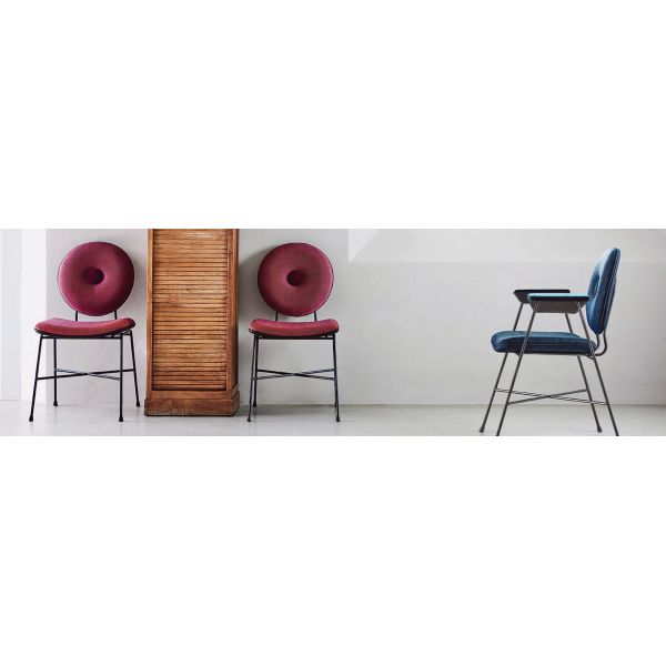 Bontempi Casa Penelope Fiberglass Arm Chair With Stylishly Alternative Design