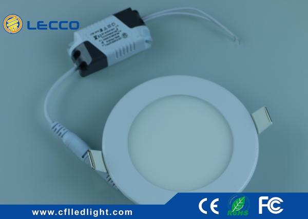 Kitchen Lighting 3W Round Led Panel Light , Power Saving Led Suspended Ceiling Lights