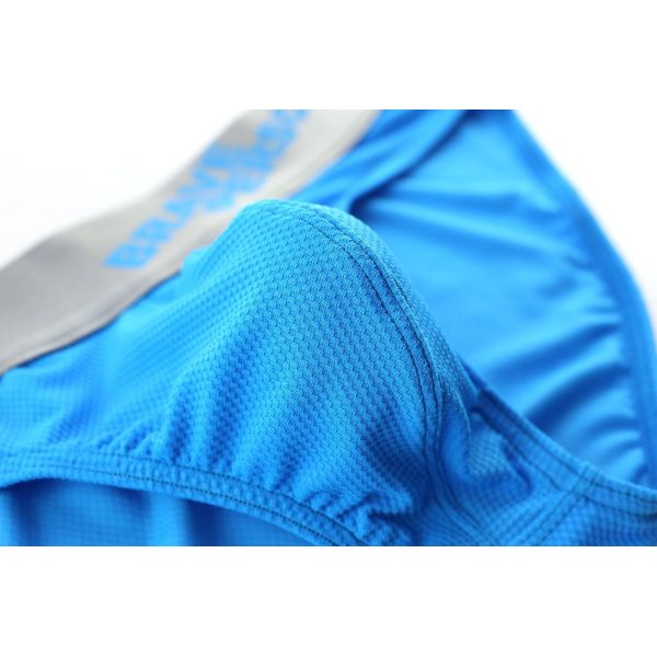 Blue Mens Sexy Underwear Sexy Fashion Sport Panties Plus Size Nylon Boxer Briefs