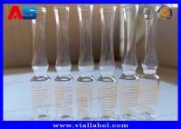 Injeção imprimindo feita sob encomenda Mini Clear Glass Ampoules 1ml 2ml 3ml 5ml 10ml 20ml