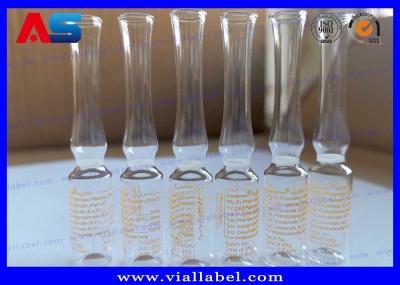 Custom Printing Injection Mini Clear Glass Ampoules 1ml 2ml 3ml 5ml 10ml 20ml