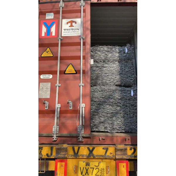 Hot Dipped Galvanized Zn95% Al5% Galfan Coated Heavy-Duty Gabion Mesh Cage for Erosion Control