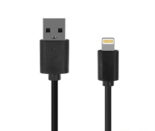 Первоначальный белый кабель УСБ сотового телефона, кабель заряжателя иФоне передачи 5В 2.4А