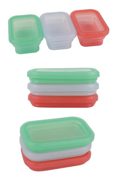 Pure Silicone Square Lunch Box – 100% Food-Grade, BPA-Free, Leakproof, Microwave And Freezer Safe Reusable Container For Meal Prep, Office Lunch, Kids’Snacks, Camping, And Eco-Friendly Food Storage 