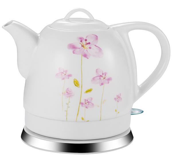 Electric Kettle Superior EU Hot-selling The Ceramic 1L 1.2L 1.5L 220V 110V Electric Kttle Water Heating Plastic Silver C