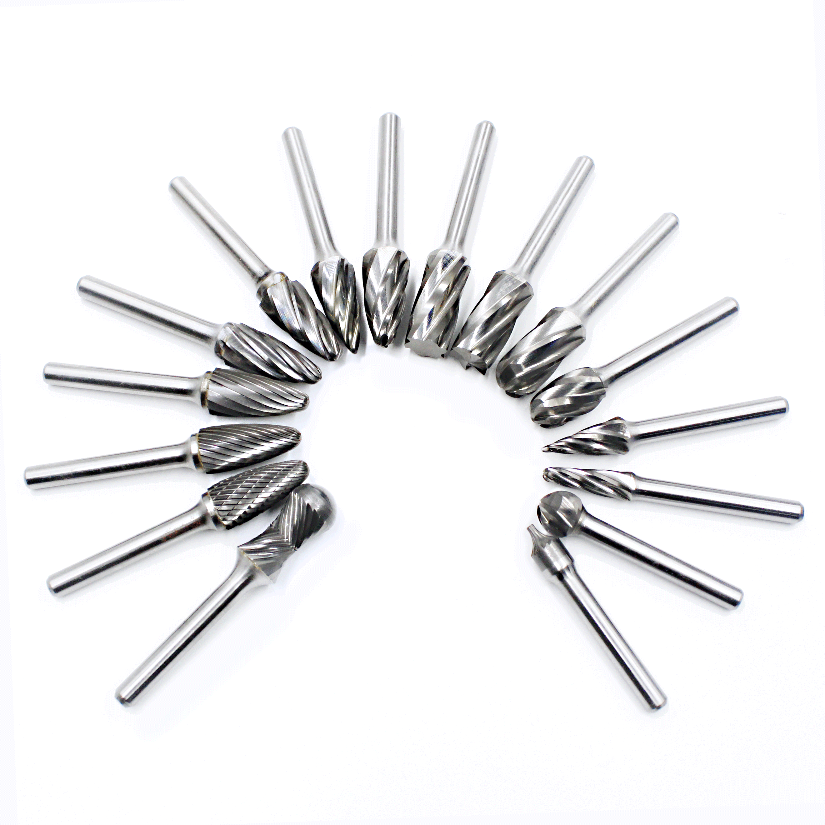 Taper Shape With Radius Tungsten Carbide Rotatory Double Cut for Tools Burr Plastic Generic Carbide Burr