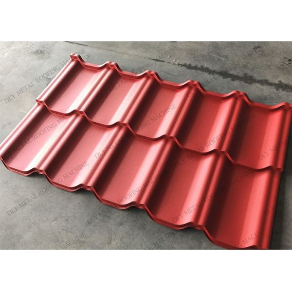 0.3mm Metal Roofing Machine 5000W PPGI Roof Tile Making Machine