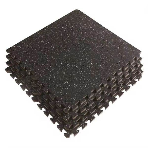 Gym Inter Locking Rubber Tiles/Anti-Slip Rubber Floor Roll for Home/6mm Gym Rubber Mats