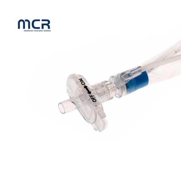 Soft and smooth Disposable Neonatal Closed Suction Catheter Child Type 72H With Three Adapters for hodpital