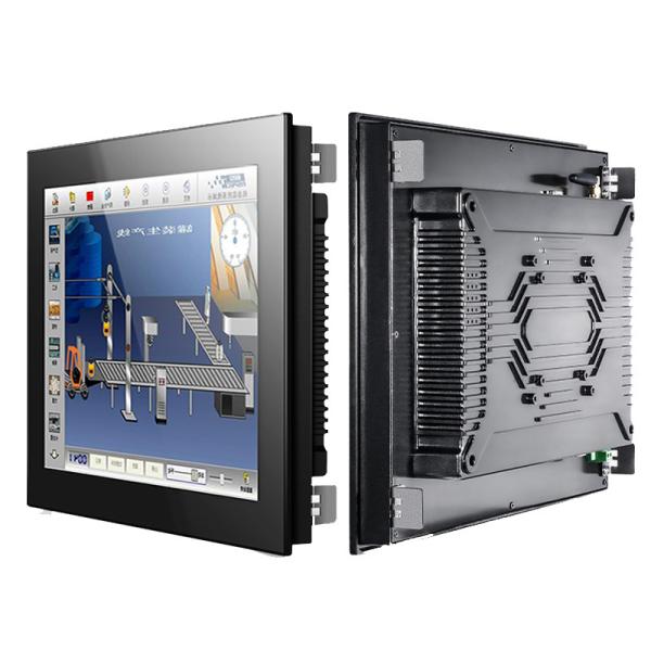 Intel J64 24 pulgadas pantalla táctil capacitiva impermeable todo en un ordenador panel industrial sin ventilador PC IPC incrustado