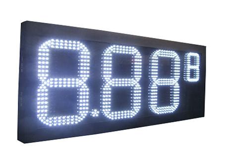 Hitechled high brightness 12 gas price LED signs,Senal LED para el precio del combustible