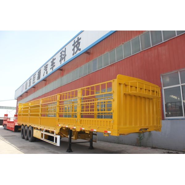 Логистический забор полуприцеп для транспортировки сыпучих грузов и скота на складе