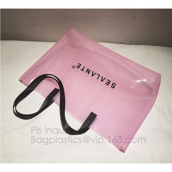 pvc transparent zipper bikini cosmetic bag, tote lady waterproof PVC swimming transparent beach bag, beach bag swimming