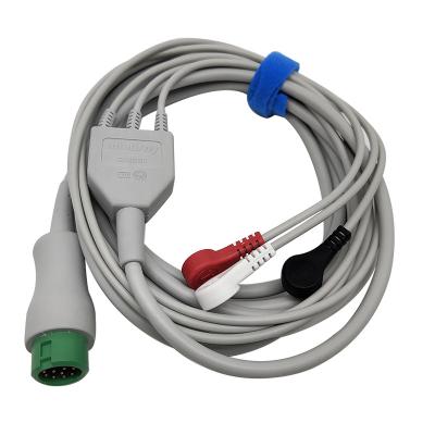 EA6231B ECG Patient Cable Leadwire Direct Connect With Snap End