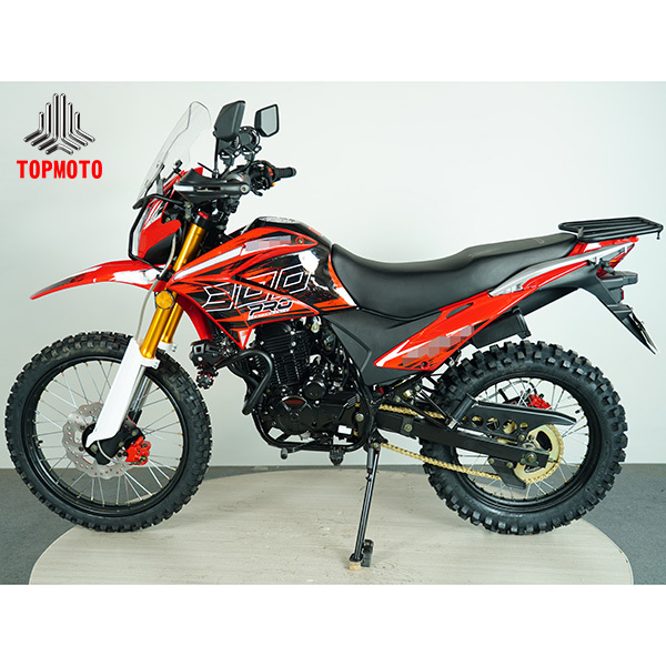 Red Black Street Dirt Bike Riding Motorcycle 271.3cc Off Road Machine