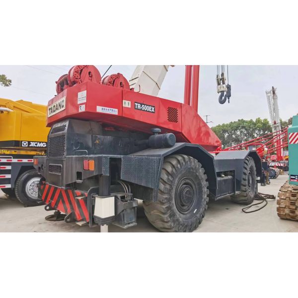 Tadano TR500E Used Rough Terrain Crane with Imported Hydraulic Pump