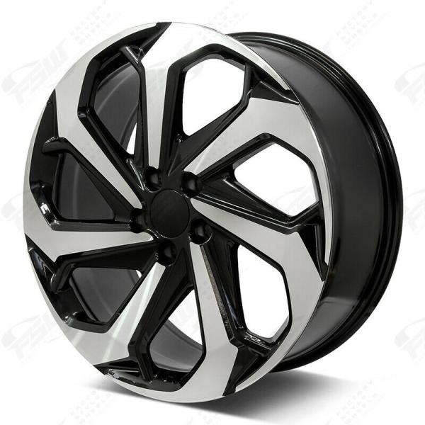 PCD 5x100-120 20 Inch Honda Replica Wheels 20x8.5 Black Gray JWL
