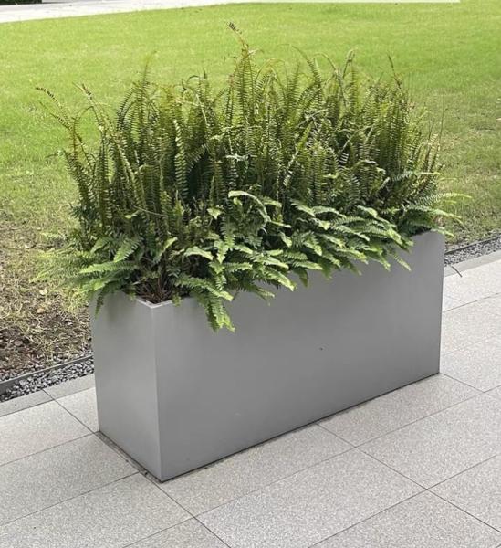 Smooth Surface Decorative Metal Flower Pots High Durability Stainless Steel Material