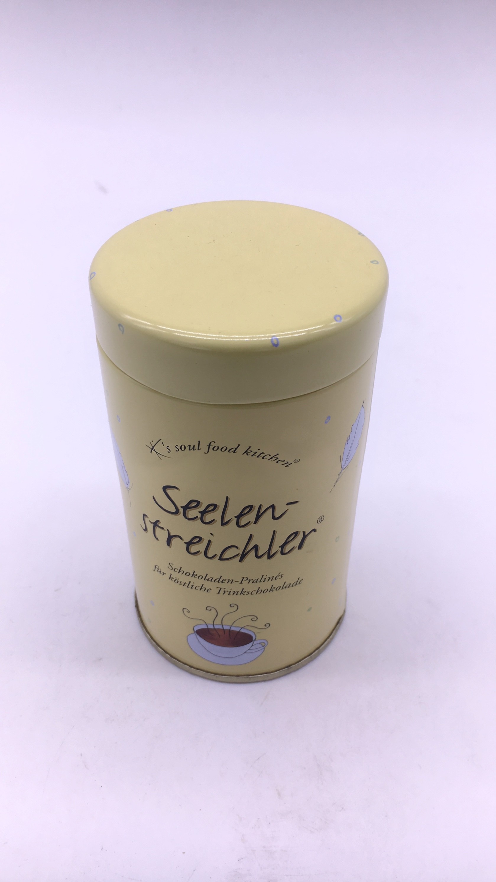 Chemical Round Tin Box For Paint , Cylinder Packaging Child Resistant Round Biscuit Tin