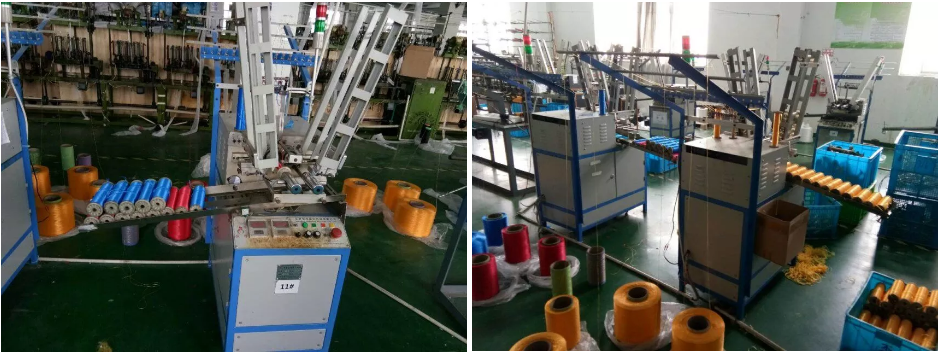 Машина замотки пряжи шить потока 2 катушк голов