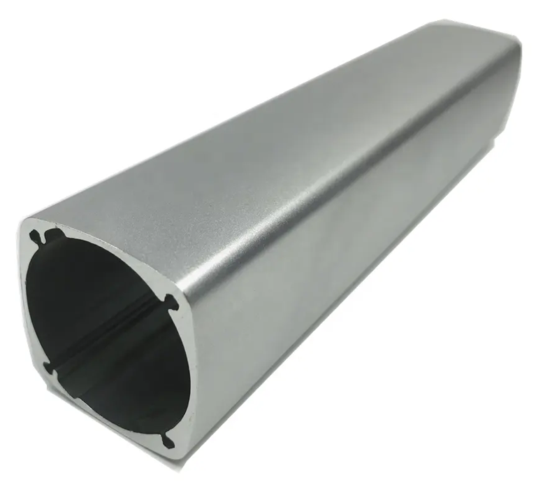 Customized Square Tube Silver Surface Polishing Aluminum Extruded Profile